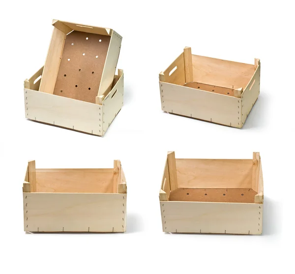 Wooden boxes — Stock Photo, Image