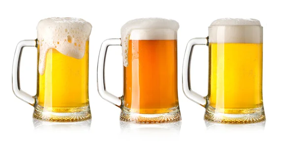 Beer glasses — Stock Photo, Image