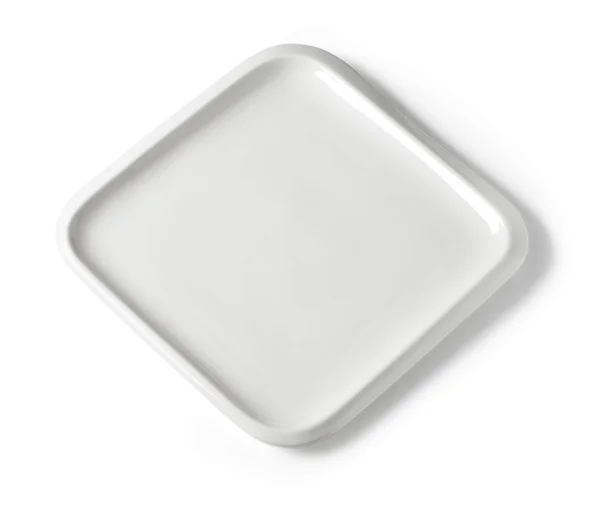 White plate — Stock Photo, Image