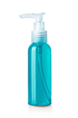 Kırpma yolu ile beyaz üzerine izole plastik şişe