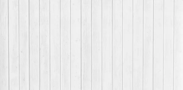 经风吹日晒的白色木制背景纹理 斑斑的白色漆木全景 — 图库照片