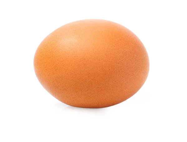 One Egg Isolated White Background Stock Photo