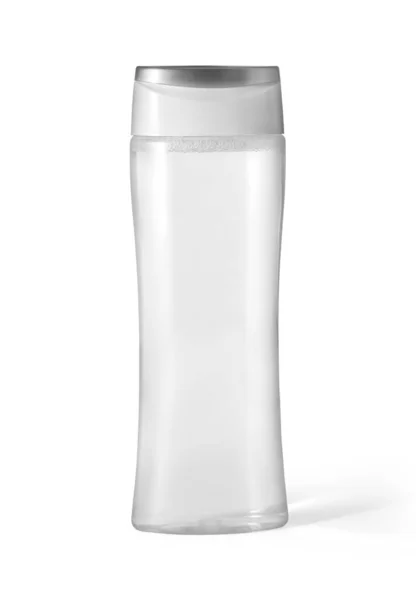 Пляшка Шампуню Білому Тлі Відсічним Контуром — стокове фото