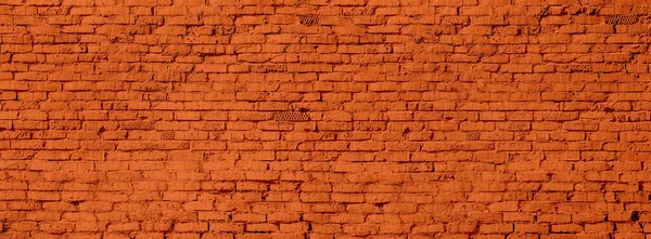 Oranžový Hnědý Blok Cihlová Stěna Krásně Uspořádané Textury Pozadí — Stock fotografie
