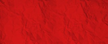  Eski buruşmuş kırmızı kağıt dokusu.