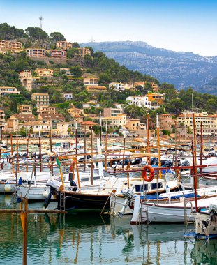 Mallorca, İspanya, Mai 06: Soller Port de Soller, Mallorca, İspanya