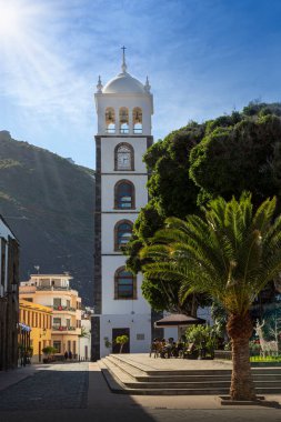 Tenerife, Kanarya Adası 06 Ocak 2019 La Orotava kasabasının güzel manzarası. La Orotava 'nın tarihi eser ve mimarisi. Tenerife, Kanarya Adaları, İspanya.