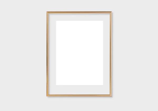 Indeling Van Het Frame 3X4 30X40 Indeling Met Één Gouden — Stockfoto