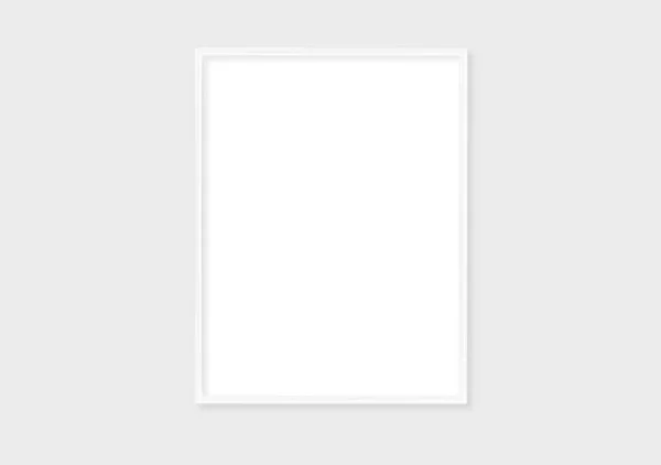 Layout Frame 3X4 30X40 Layout One White Frame Clean Modern — Stock Photo, Image