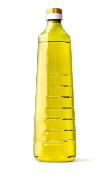 Ölflasche Isoliert Auf Weißem Hintergrund Mit Clipping Path — Stockfoto