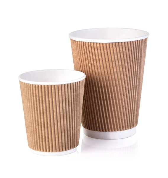 Kırpılmış Beyaz Kahve Fincanı — Stok fotoğraf