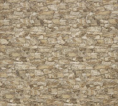 Stone wall, many similar stones form one whole. View of the stones. Popular wallpaper pattern for home interior. Natural folk style is widely used.
