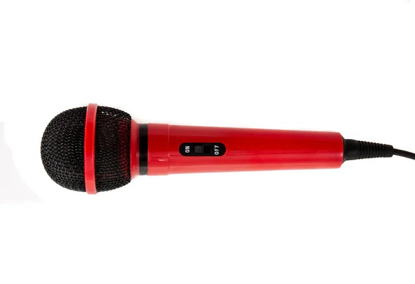 Red Microphone — Stock Photo, Image