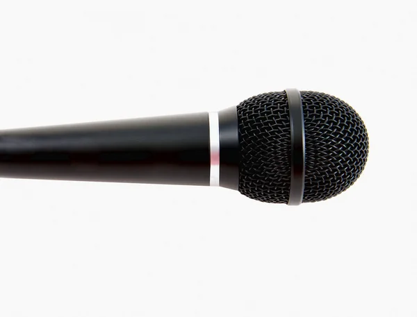 Black Stage Mic — Stock Photo, Image