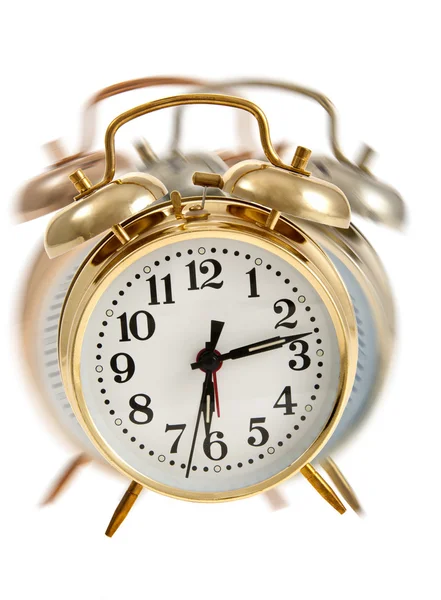 Golden Bell Alarm Clock — Stock Photo, Image