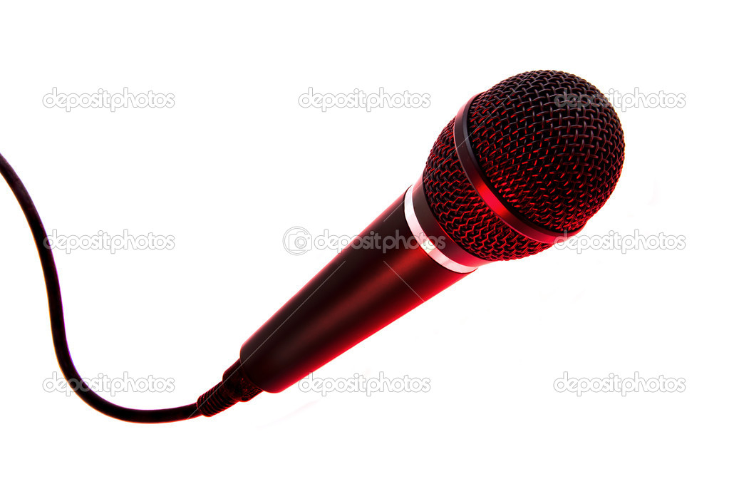 Pro Microphone Red Lights