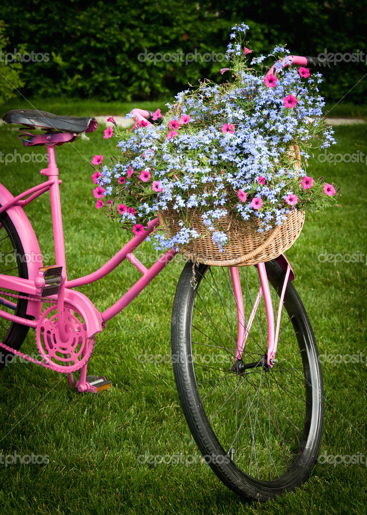 bike flower basket