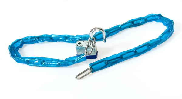 Lock en ketting — Stockfoto