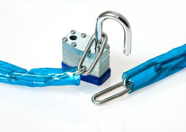 Lock en ketting — Stockfoto