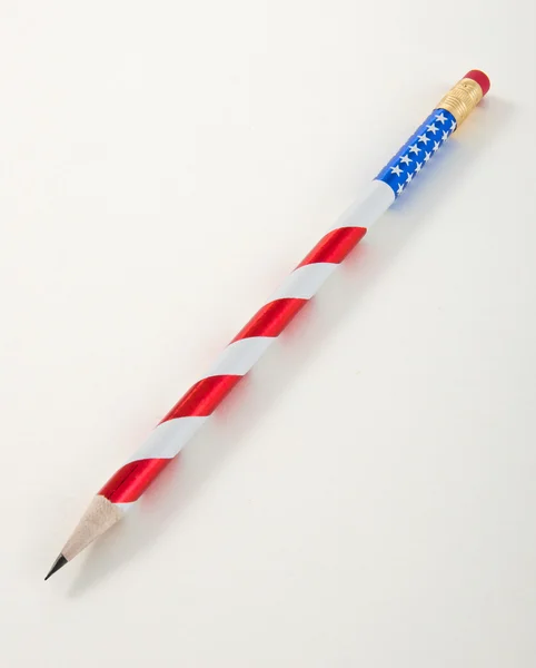 Ceruza festett zászló — Stock Fotó
