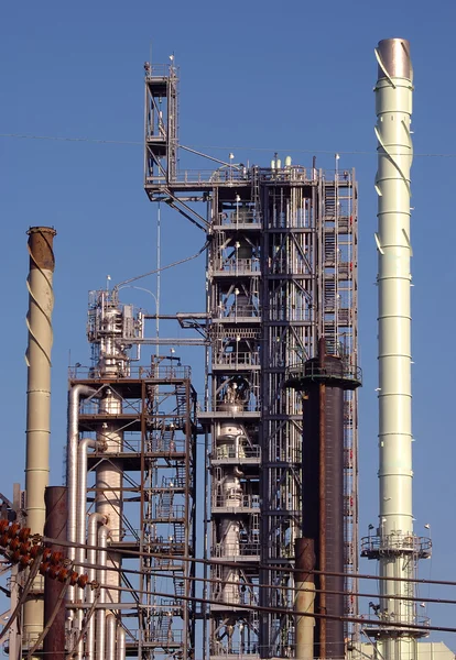 Raffinaderij plant — Stockfoto