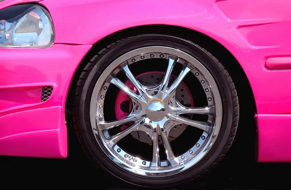 Pink Hotrod — Stock Photo, Image