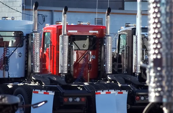 Semi Trucking — Stock Photo, Image