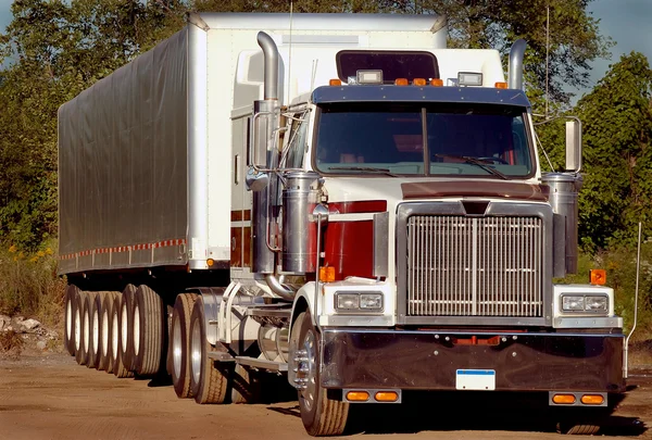 Semi Trucking — Stock Photo, Image