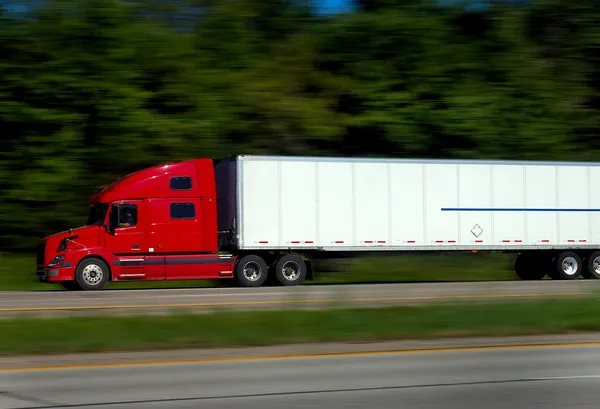 Semi Trucking — Stock Photo, Image