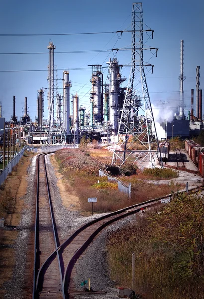 Gas and Oil Refinery — Stock Photo, Image