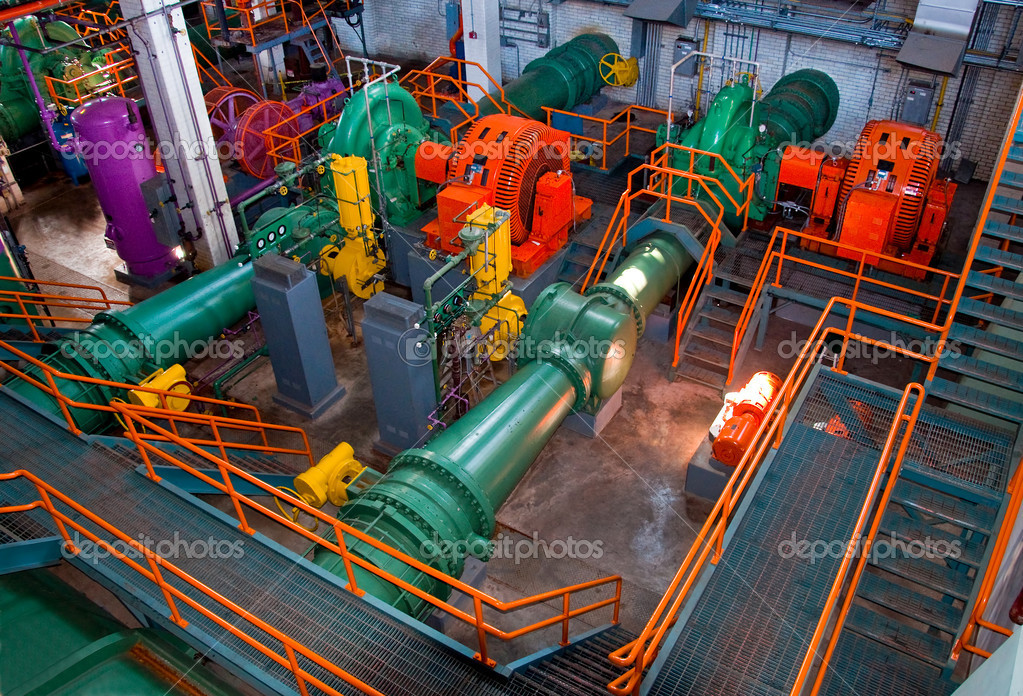 Water and Sewage Pumping Station — Stock Photo © jerryb7 14958637