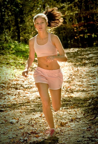 Dziewczyna biegacz — Zdjęcie stockowe