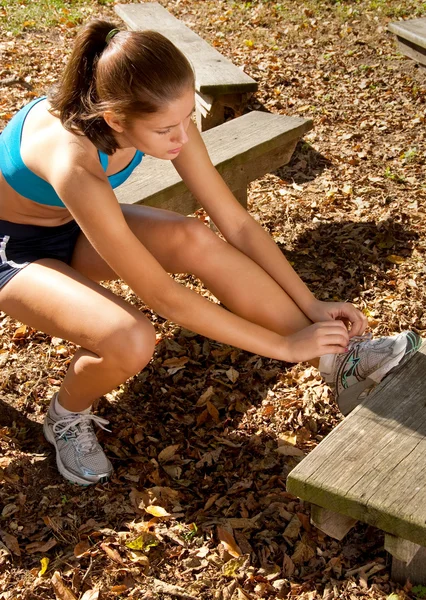 Runner Girl — Stock Photo, Image