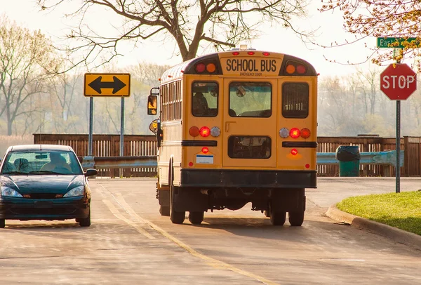 Schoolbussen — Stockfoto