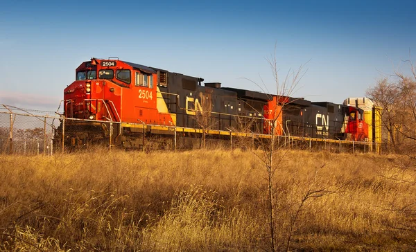 CN залізниця — стокове фото