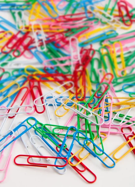 Colorful Paperclips — Stock Photo, Image