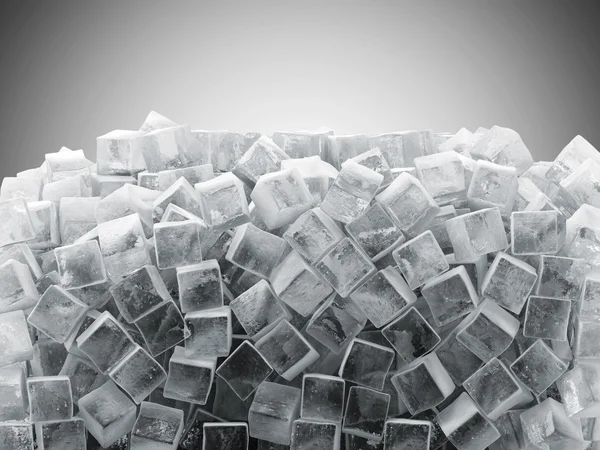 Ice Cubes Abstract Background with place for your text — Stock Photo, Image