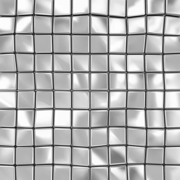 Abstract Background of Metal Cubes — Stock Photo, Image