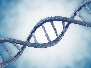 beyaz zemin üzerinde DNA