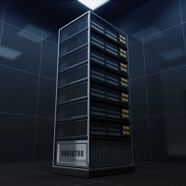 Modernes Serverraum-Interieur — Stockfoto