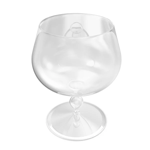 Cognac glas isolerade på vit bakgrund — Stockfoto