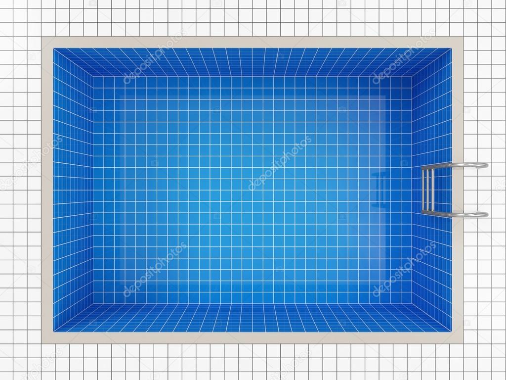 Empty Swimming Pool Top View