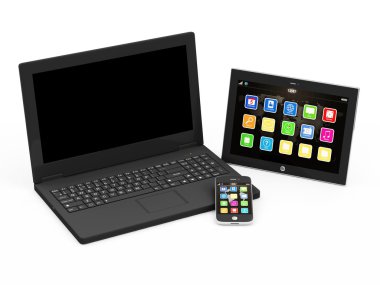 Visualg, dizüstü bilgisayar ve telefon.