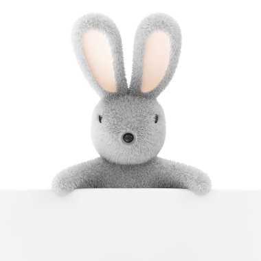 Paskalya tavşanı pano ile