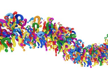 renkli soru işaretleri