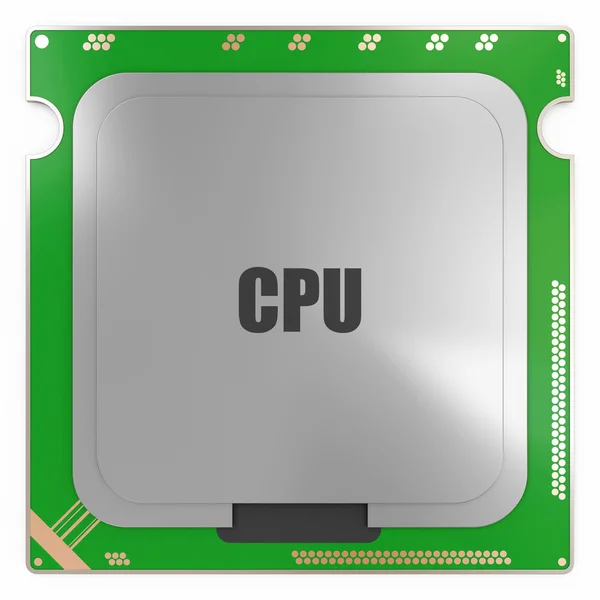 CPU - centrální procesorová jednotka — Stock fotografie