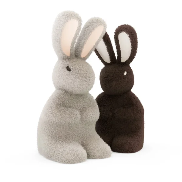 Heureux couple lapins — Photo