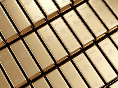 Altın barlar arka plan