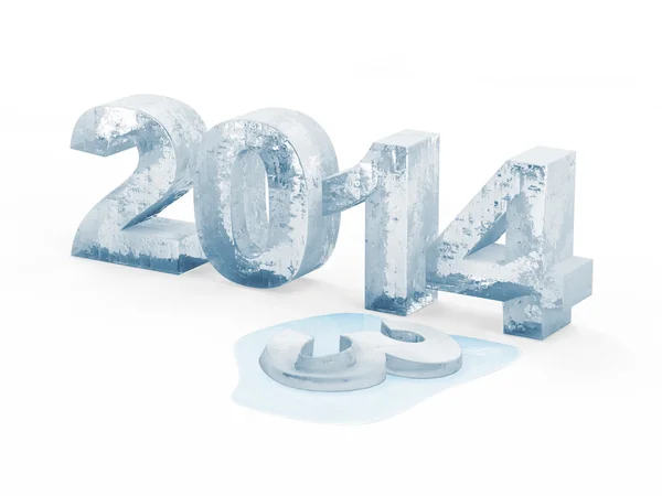 Año Nuevo 2014 imagen conceptual — Foto de Stock