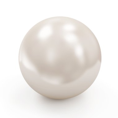 Shiny White Pearl clipart